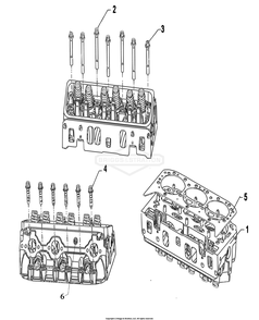 Engine Group - Cylinder Head Assembly Diagram and Parts List for 076650-02  Briggs and Stratton Generator